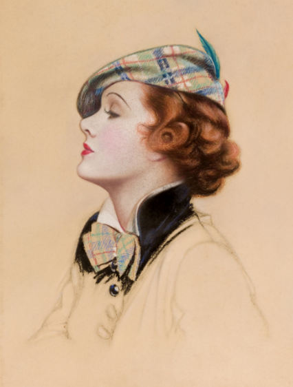 The Thin Man - sketch of tartan outfit